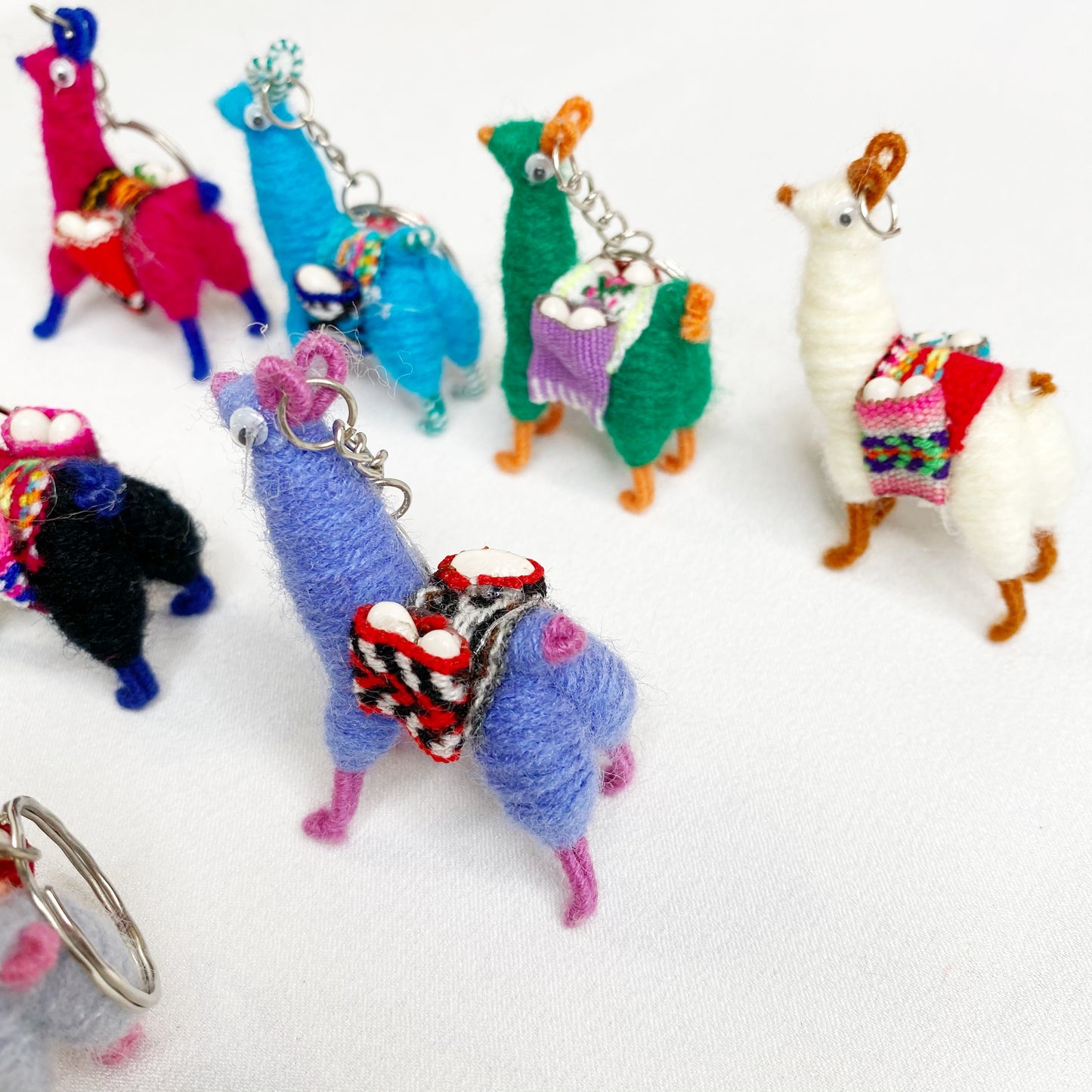 Mini Alpaca Keychain — Handmade