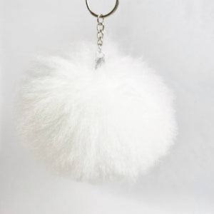 Pom Pom Alpaca Stuffed keychain