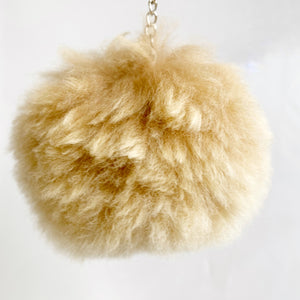 Pom Pom Alpaca Stuffed keychain