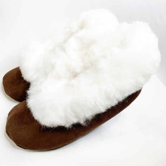 Alpaca Wool Slippers — Handmade